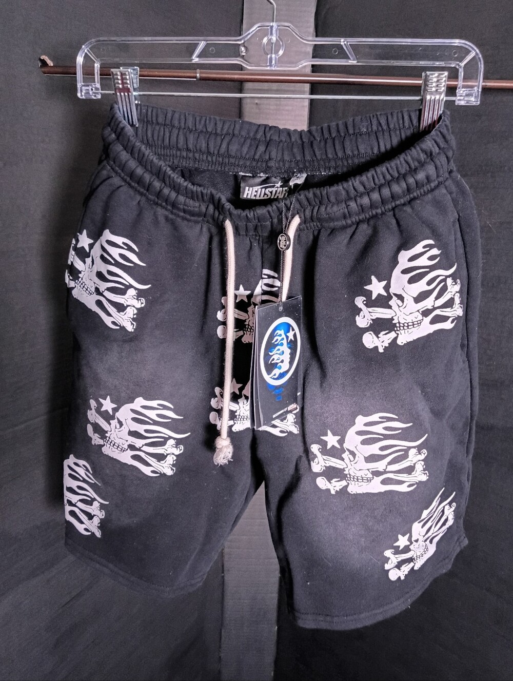 Hellstar Shorts All Over Skull Print